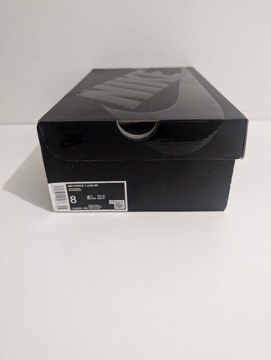 Supreme x Nike Air Force 1 Low \'Box Logo - White\' Sneakers | Mens Size 8b main image 6